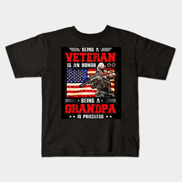 Black Panther Art - USA Army Tagline 7 Kids T-Shirt by The Black Panther